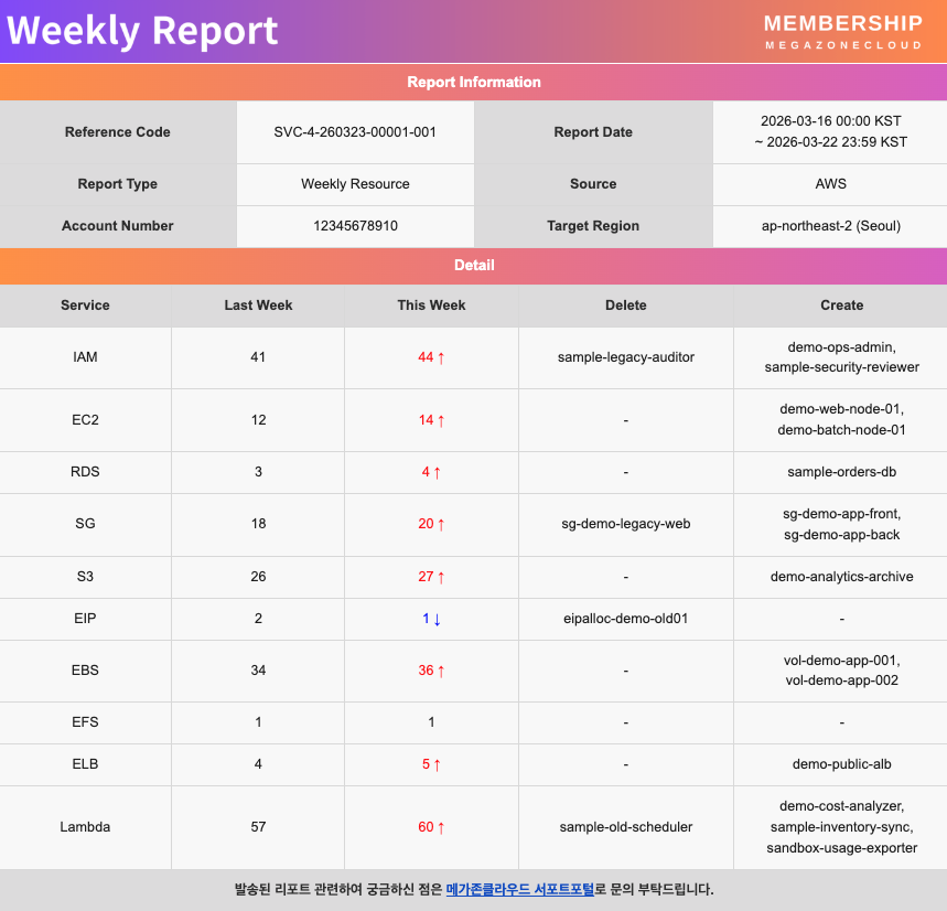 Weekly Report 예시